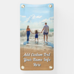 Upload Your Photo Banner Add Text Name