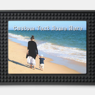 Upload Your Photo Bar Mat Gift Personalized Text