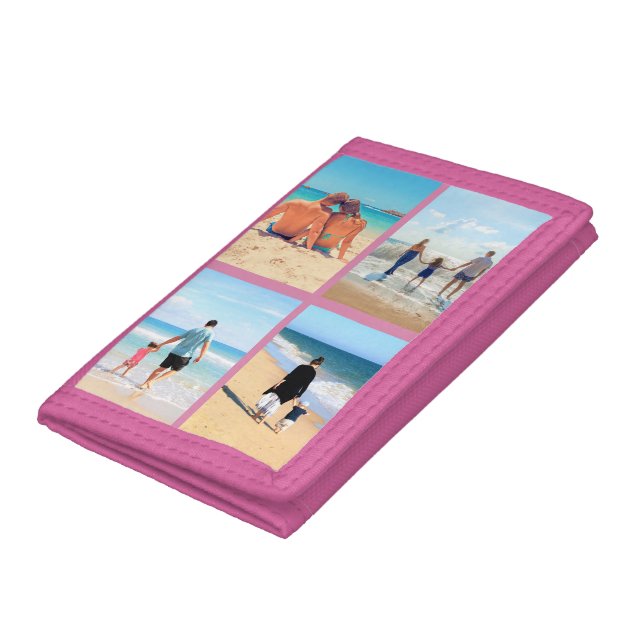 Upload Your Photo Collage Wallet Personalized Gift (Bottom)