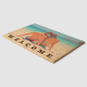 Upload Your Photo Fiber Doormat Welcome Gift