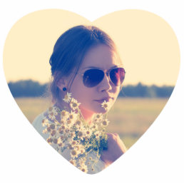 Upload your photo Heart  Cutout