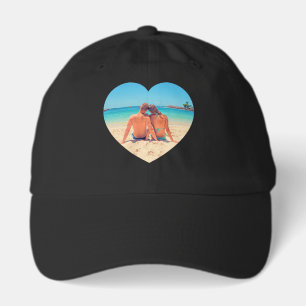 Upload Your Photo In Heart Hat Personalized Gift
