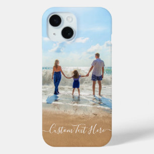 Upload Your Photo iPhone Case Gift Custom Text