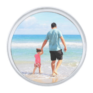Upload Your Photo Lapel Pin Make Personalized Gift