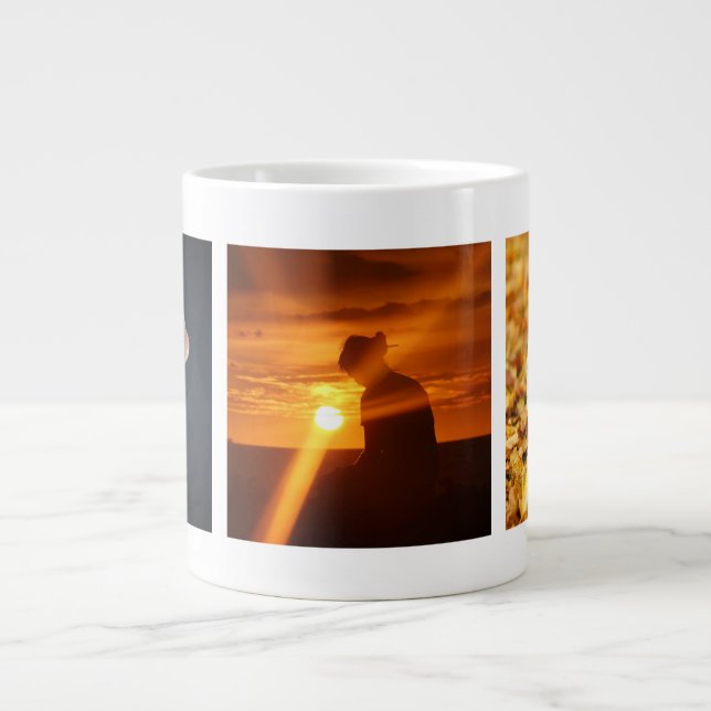 Upload your photo large coffee mug (Front)