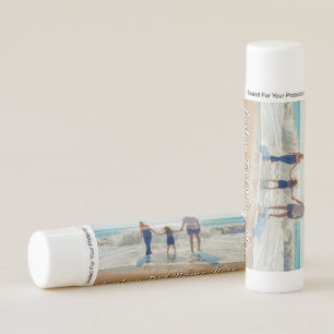 Upload Your Photo Lip Balm Gift Personalized Text