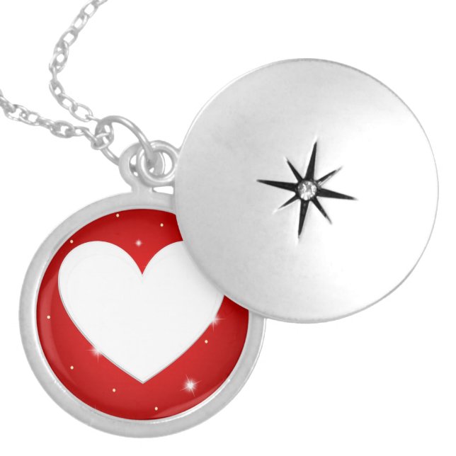 Upload your photo locket necklace (Front)