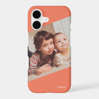 Upload Your Photo Monogram iPhone 17 Case