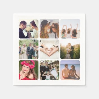 Upload Your Photo Napkins by PedroVale at Zazzle
