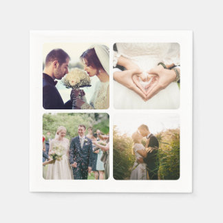 Upload your photo napkins