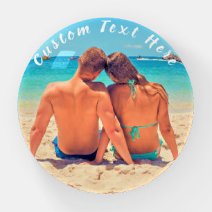 Upload Your Photo Paperweight Gift Custom Text