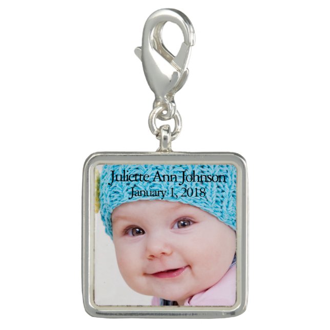 Upload your photo | personalized gift charm (Front)