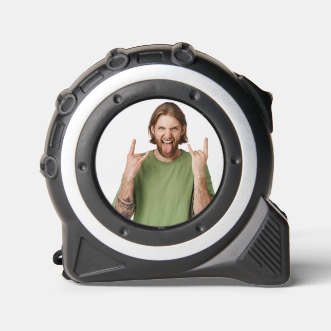 Upload Your Photo Personalized Picture Custom Tool Tape Measure (Front)