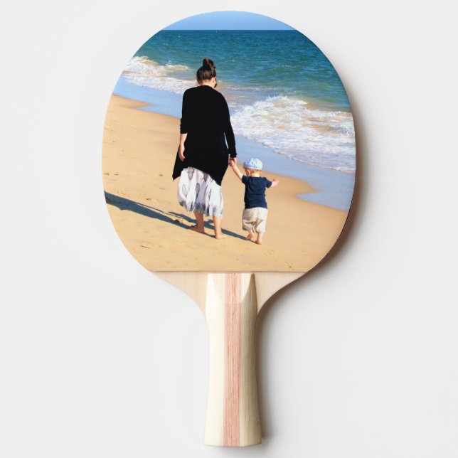 Upload Your Photo Ping Pong Paddle Personalized (Front)