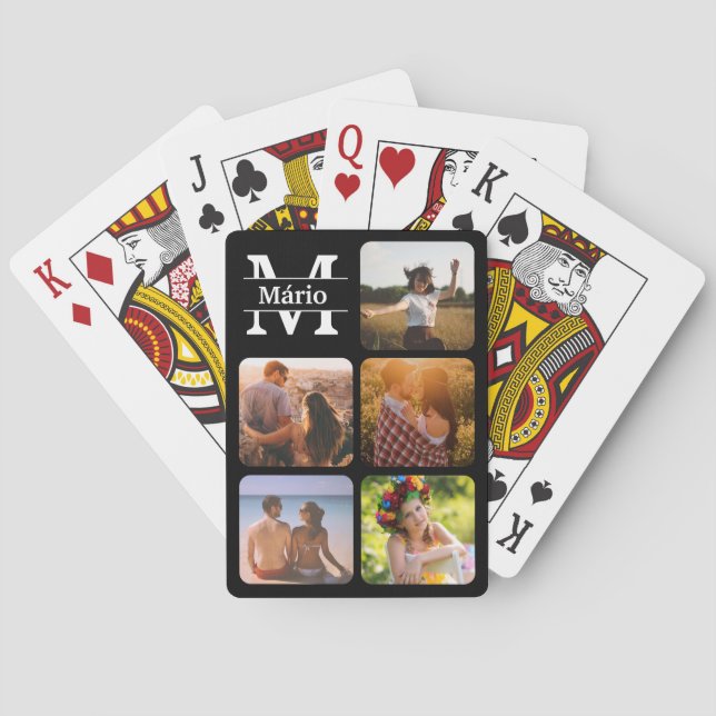 Upload your photo poker cards (Back)