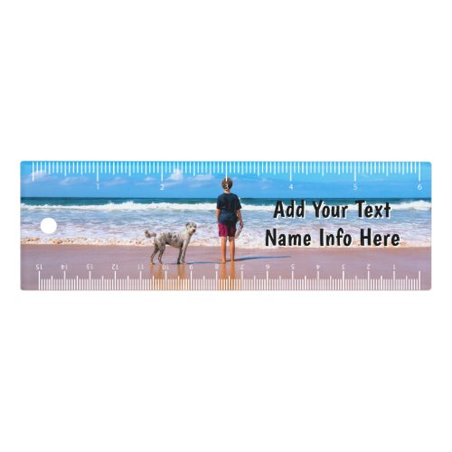 Upload Your Photo Rulers Gift Personalized Text