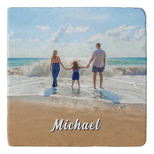 Upload Your Photo Trivet Gift Personalized Name