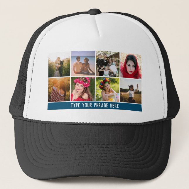 Upload your photo trucker hat (Front)