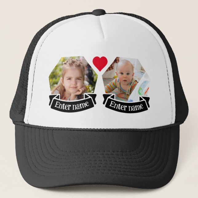 Upload your photo trucker hat (Front)