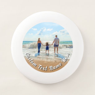 Upload Your Photo Wham-O Frisbee Add Text Name