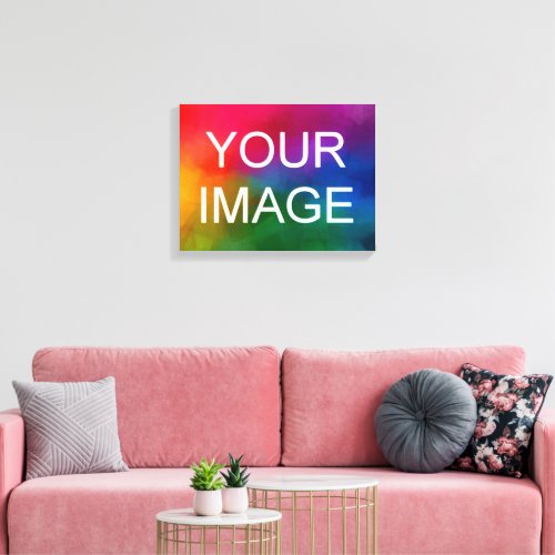 Upload Your Picture Image Photo Logo Custom Canvas Print