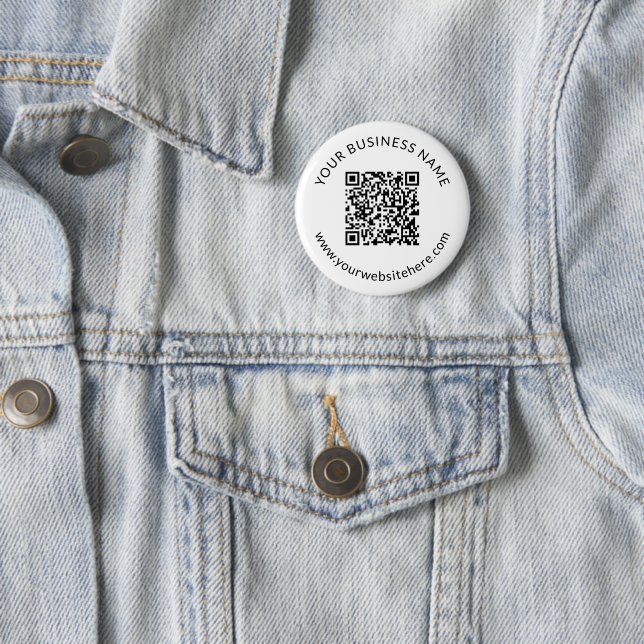 Uploaded QR code Template with Editable Text Button (In Situ)