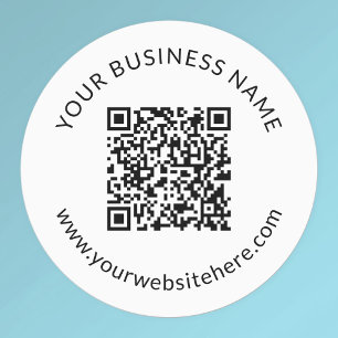 Uploaded QR code Template with Editable Text Labels