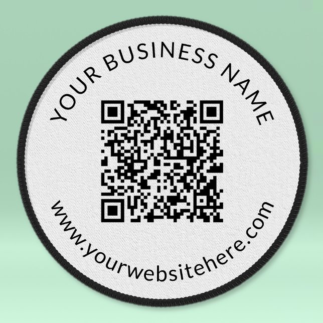 Uploaded QR code Template with Editable Text Patch (Creator Uploaded)