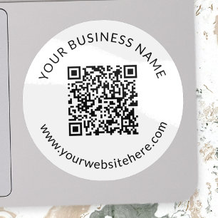 Uploaded QR code Template with Editable Text Sticker