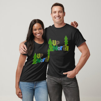 UpNorth with Folksy Pine Trees T-Shirt