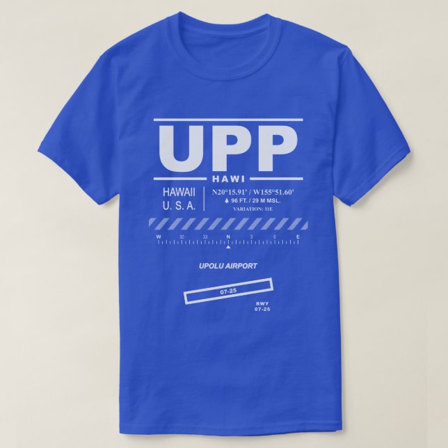 Upolu Airport UPP T-Shirt (Design Front)
