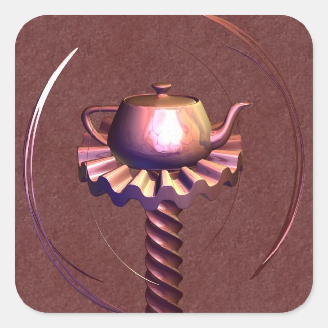 Upon Reflection Square Sticker (Front)
