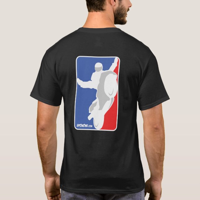 UpOnOne.com NBA Style Logo T-Shirt (Back)