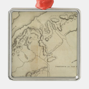 Upper and Lower Canada Metal Ornament