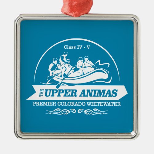 Upper Animas River rafting 2 Metal Ornament