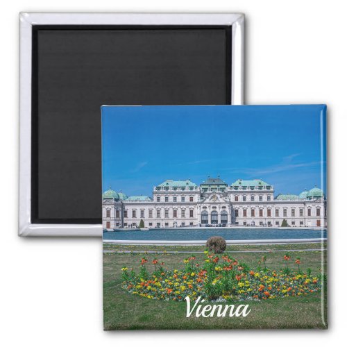 Upper Belvedere palace in Vienna Austria Magnet