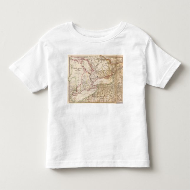 Upper Canada, NY, Penn, Mich Toddler T-shirt (Front)