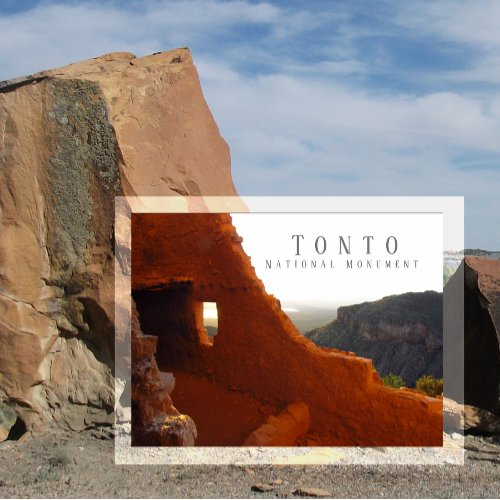 Upper Cliff Dwelling Tonto National Monument AZ Postcard
