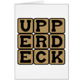 Upper Deck, Seating Chart Option Cards (Front)