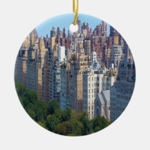Upper East Side NY Ceramic Ornament