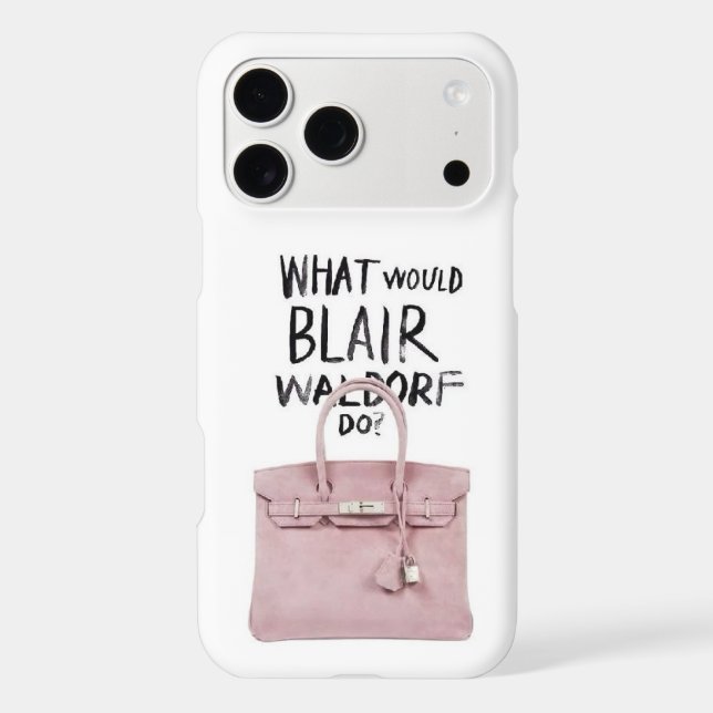 Upper East Side Queen B iPhone Case (Back)