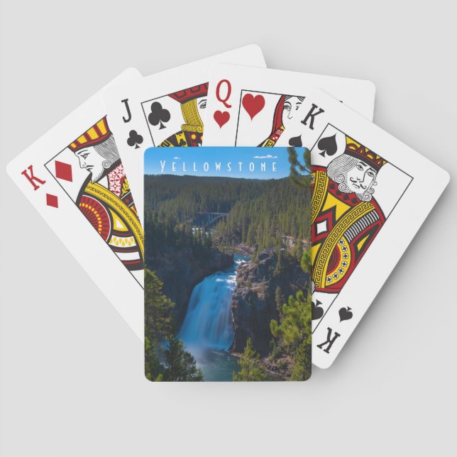 Upper Falls Grand Canyon of the Yellowstone Poker Cards (Back)