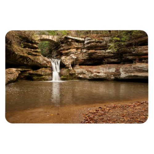 Upper Falls _ Waterfall in Hocking Hills Ohio Magnet