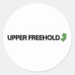 Upper Freehold, New Jersey Classic Round Sticker