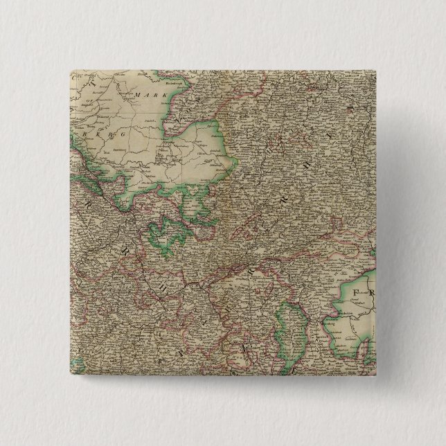 Upper, Lower Rhine circles Button (Front)