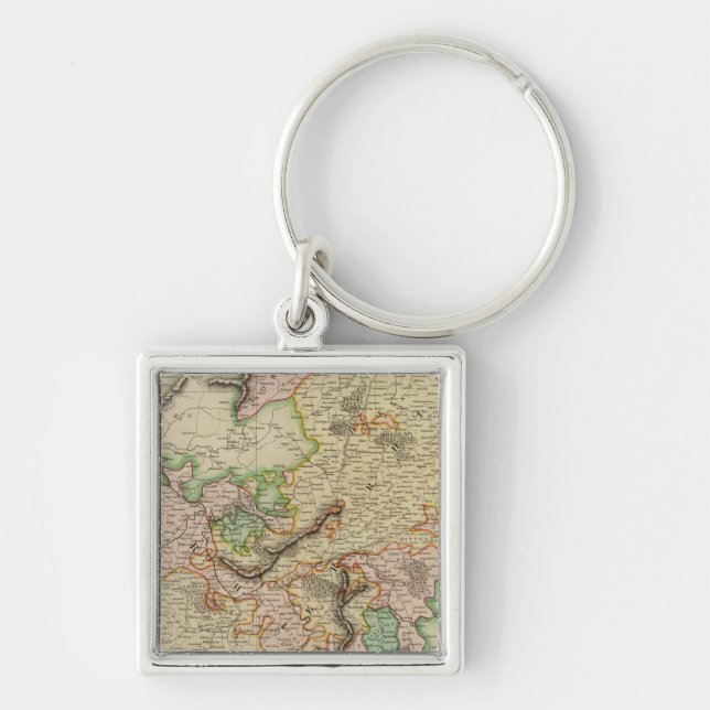 Upper, Lower Rhine Keychain (Front)