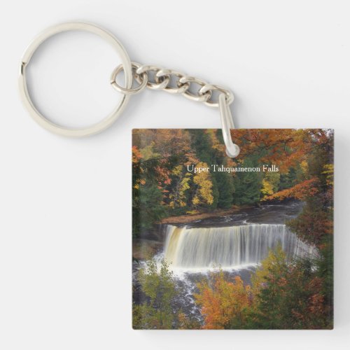 Upper  Lower Tahquamenon Falls acrylic key chain