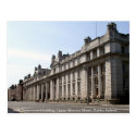 Irish Government building, Upr Merrion Street, Dublin postcard