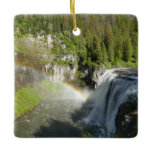 Upper Mesa Falls Ceramic Ornament