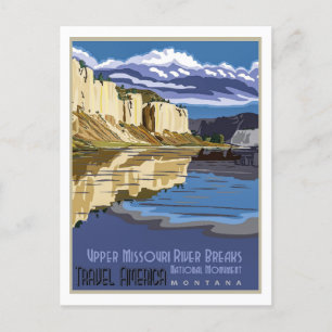 Upper Missouri River Breaks, National Monument Postcard
